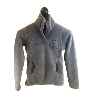 Patagonia Womens Re-Tool Snap-T Fleece Pullover Grey XS 25442